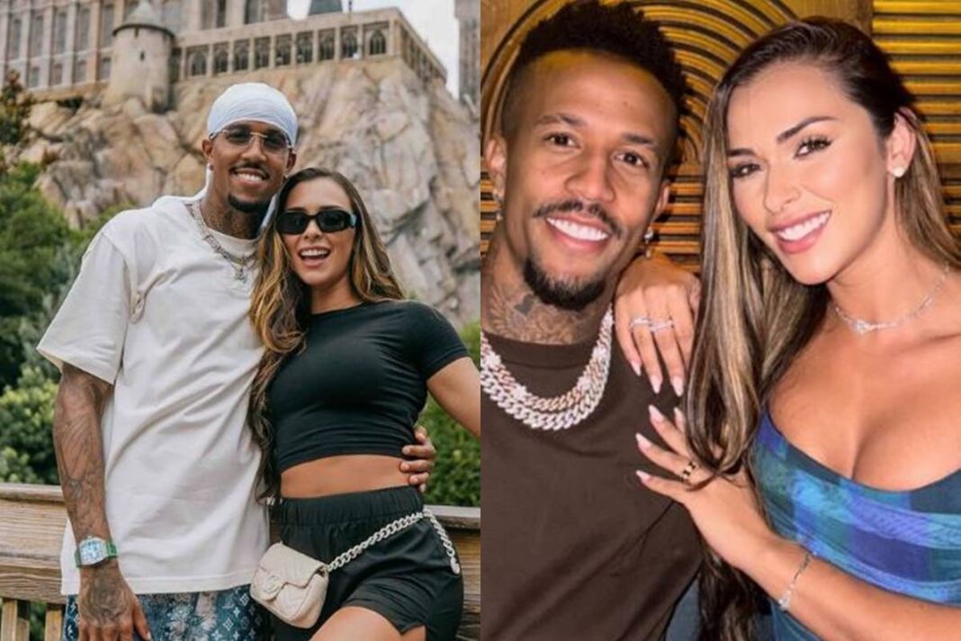 eder-militao-e-taina-castro-estao-casados,-diz-perfil