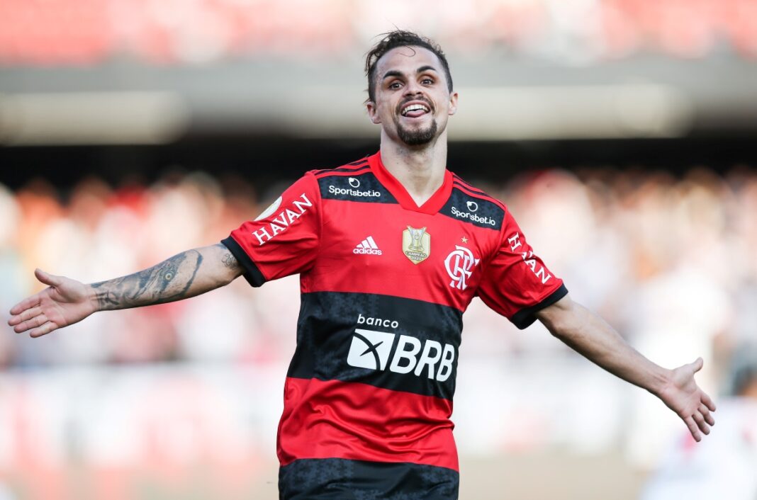 de-volta:-veja-numeros-de-michael-com-a-camisa-do-flamengo