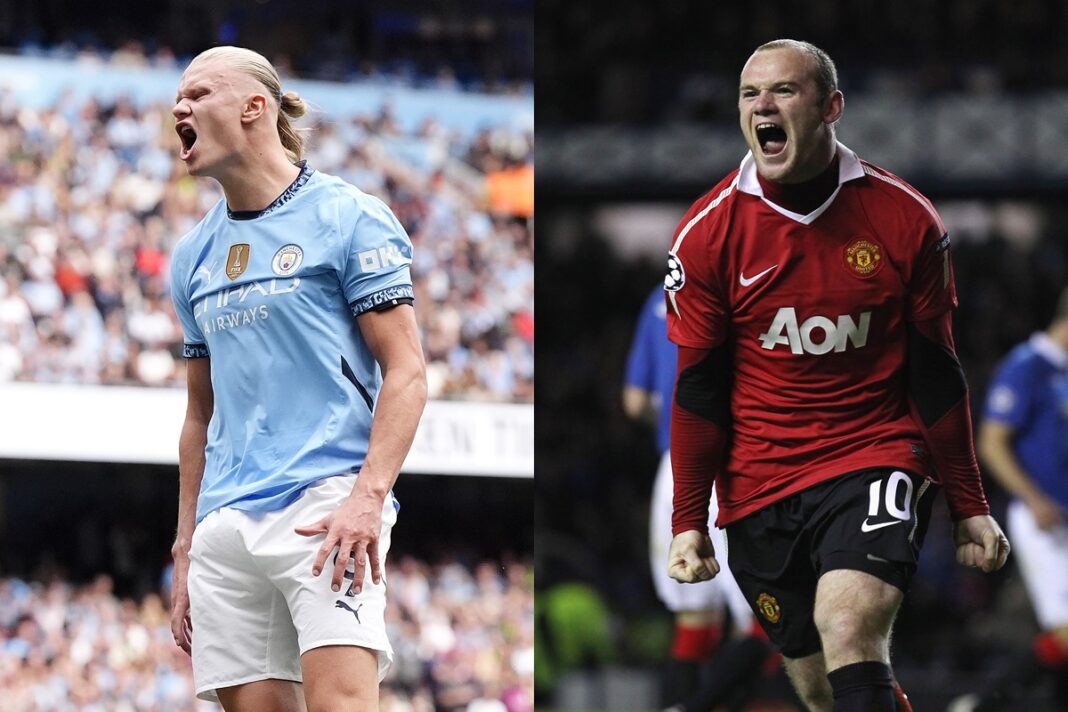 haaland-quebra-recorde-de-rooney,-idolo-do-united.-confira