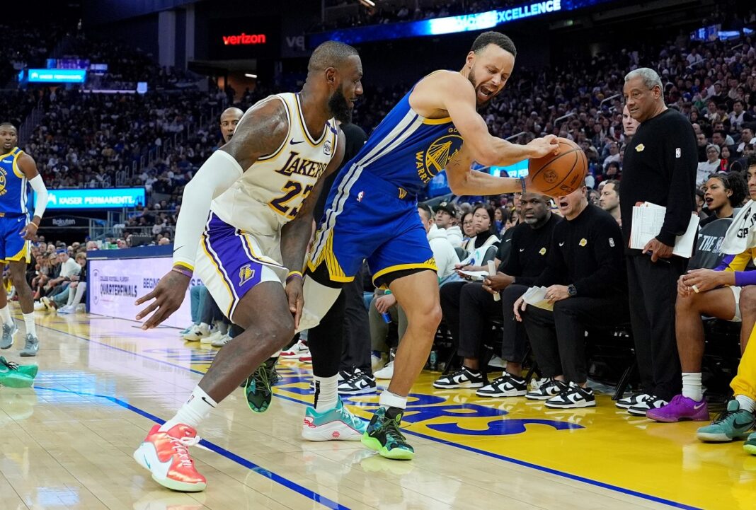em-duelo-entre-lebron-x-curry,-lakers-vencem-warriors-pela-nba